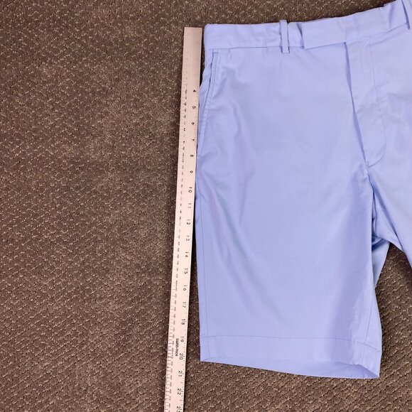 RLX Ralph Lauren Shorts Men's Size 35 Blue Golf Flat Front - Picture 9 of 11